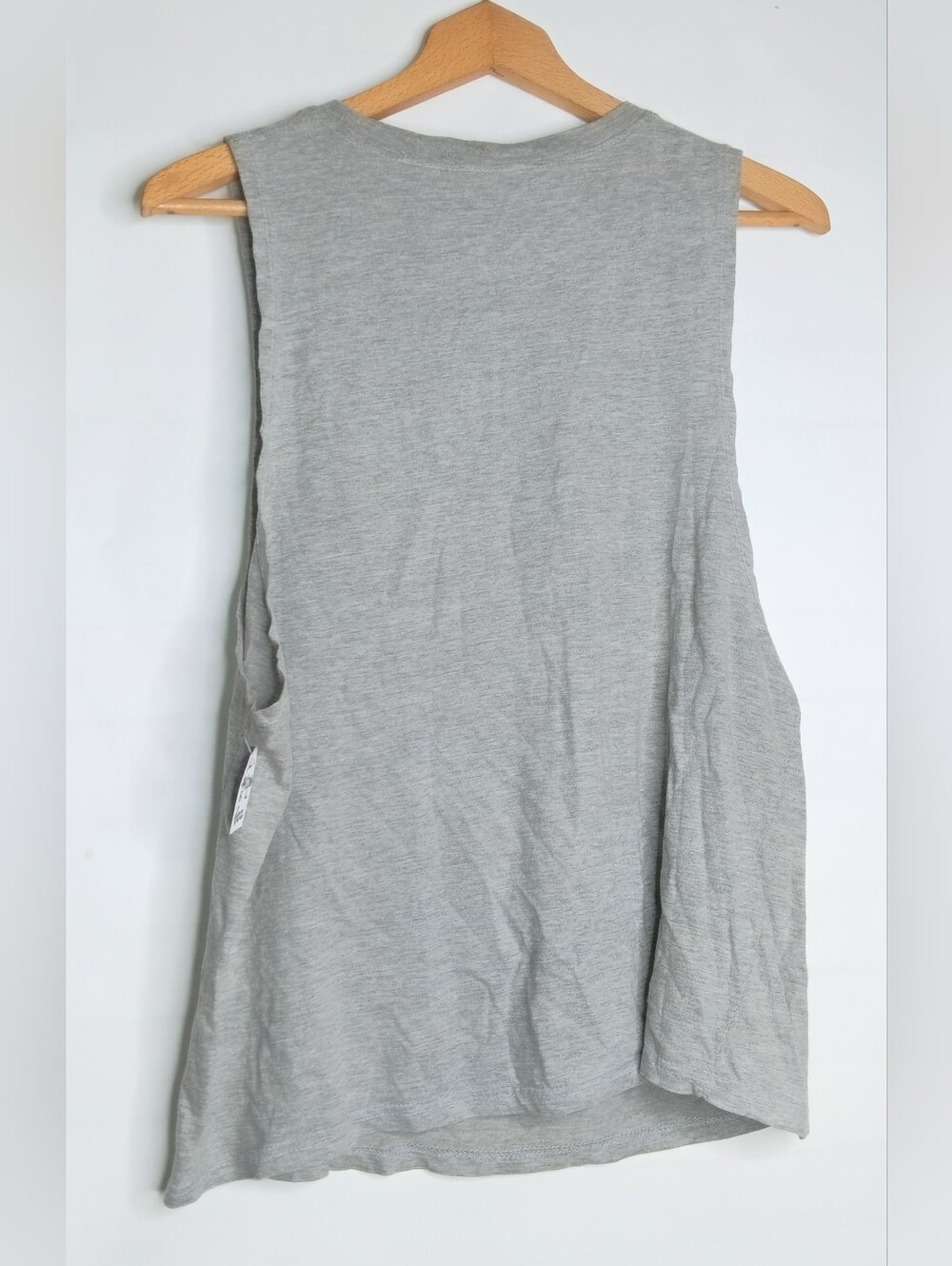 On Fire 2XL Gray Tank Top Owl Graphic Print Stretch Womens - Picture 5 of 6